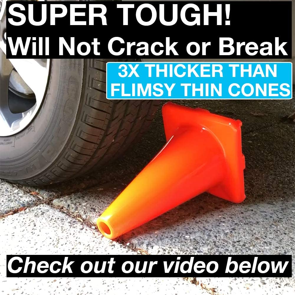 12" Heavy & Tough Cones (Orange)