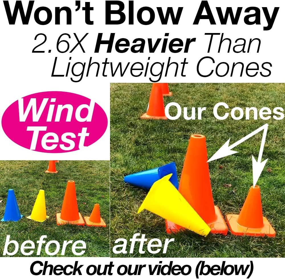 6" Heavy & Tough Cones (Orange)