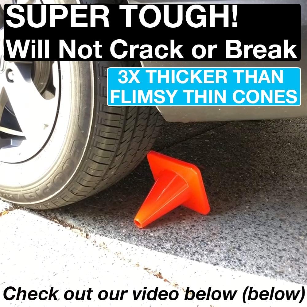 6" Heavy & Tough Cones (Orange)