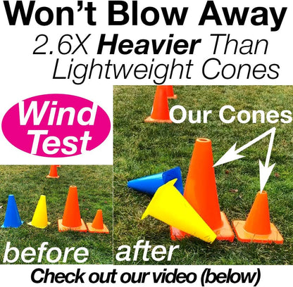 6" Heavy & Tough Cones (Orange)