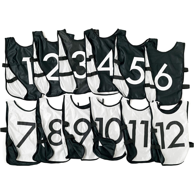 Soccer Football Basketball Bibs 12 Pack Soccer Training Vests With ...