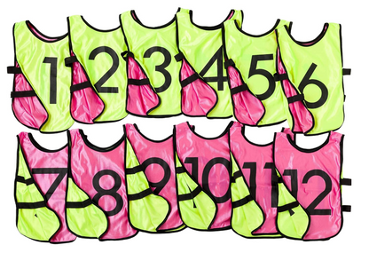 Reversible & Numbered Pinnies #1-12