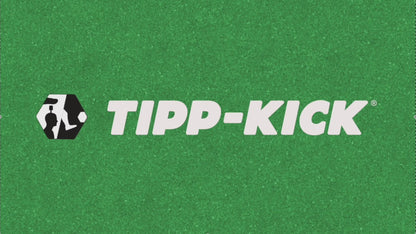 TIPP-KICK Classic Soccer Tabletop Game Set – Compact Felt Field, 2 Metal Kickers, 2 Diving Goalkeepers, Goals and Balls – Portable Family Toy for Kids and Adults, Authentic German Football Action